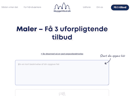 Maler pris